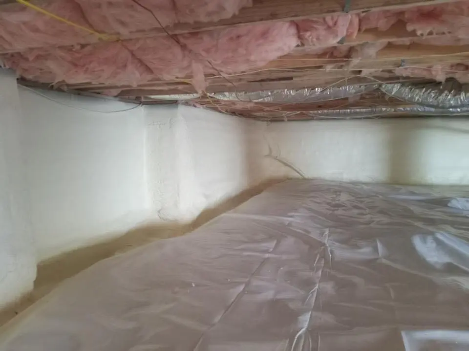 Crawl space encapsulation with closed-cell spray foam for Spray Foam Roofing in Glenn Heights